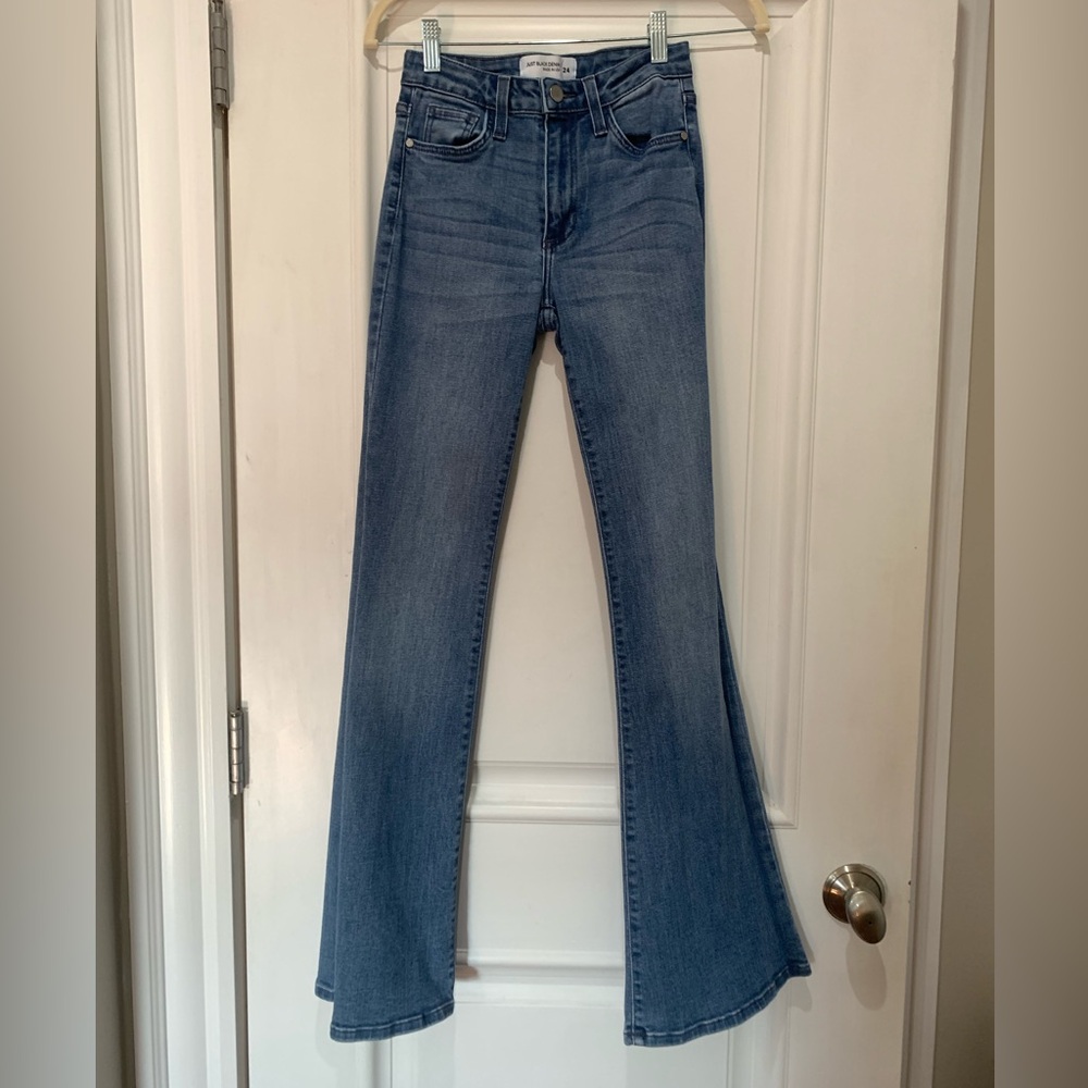 Women's Blue Flared Jeans